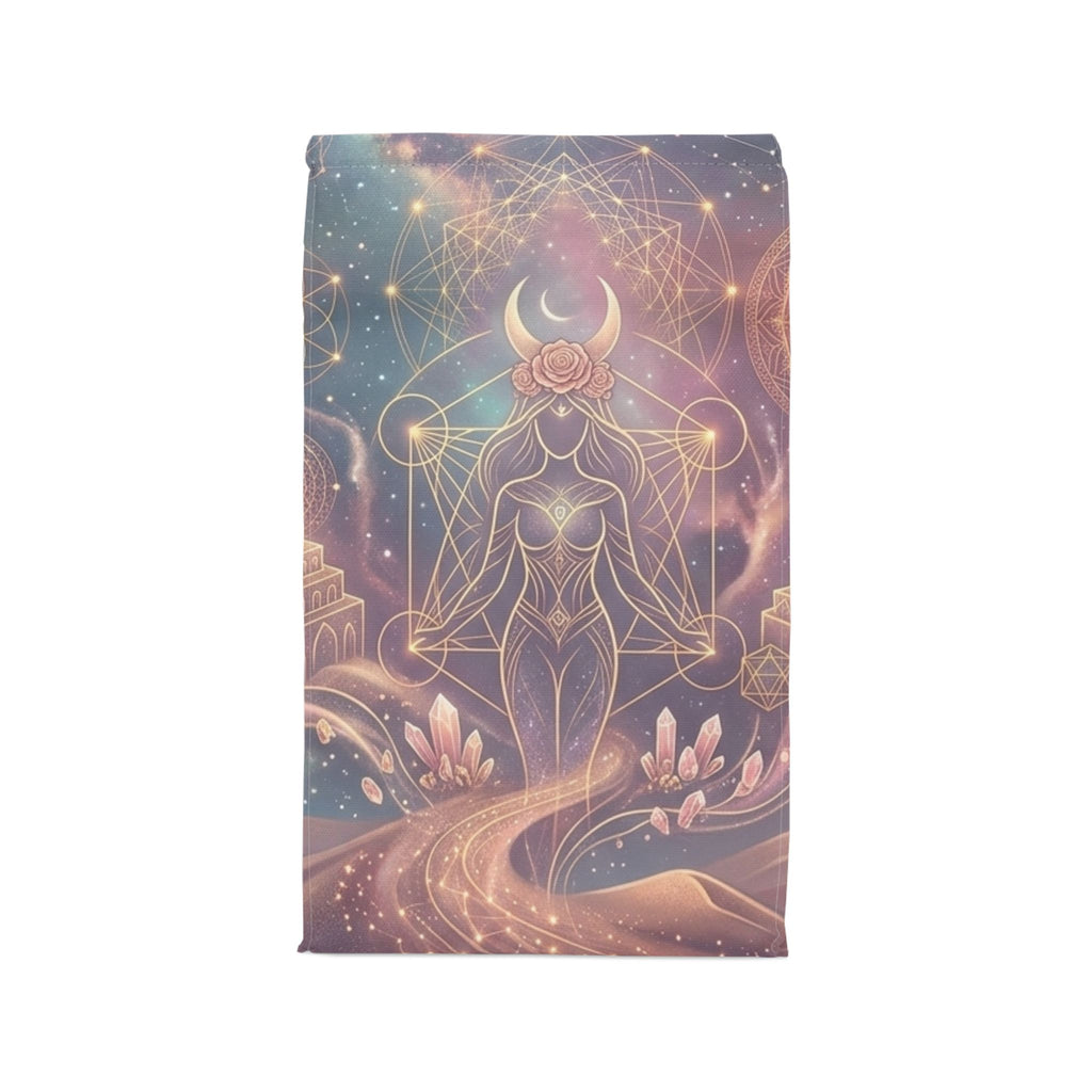 Goddess Moon Mystic Illustration Lunch Bag | Spiritual Celestial Art