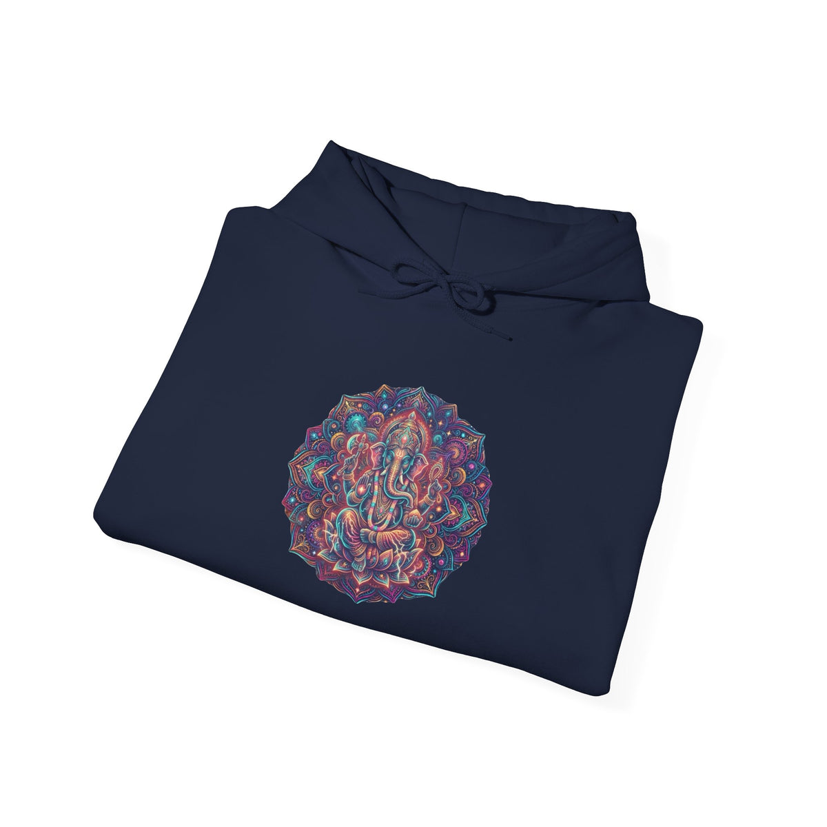 Psychedelic Lotus Mandala Hoodie | Spiritual Geometry, Meditation Art