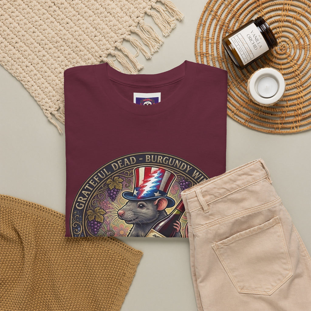 Wharf Rat Graphic Tee | Vintage Americana rat with top hat and bottle