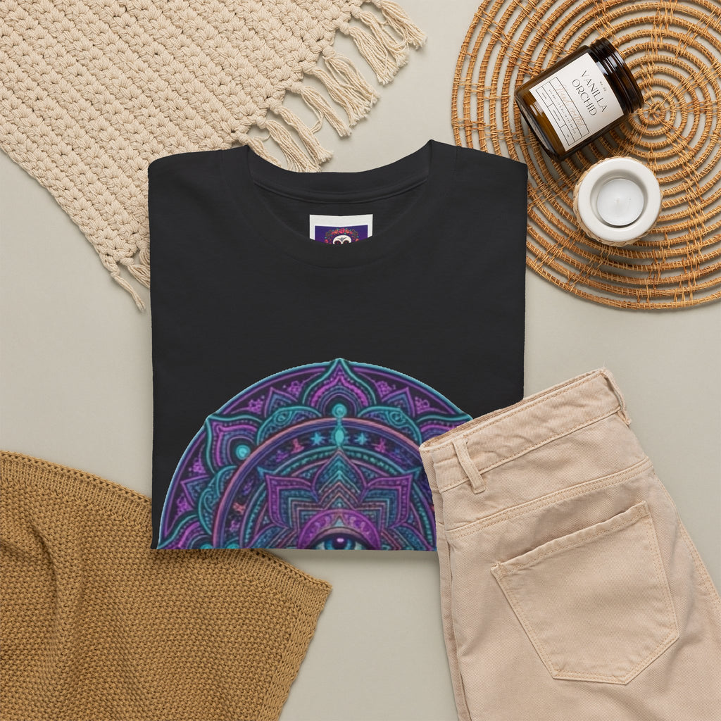 Third Eye Mandala T-Shirt | Psychedelic Spiritual Artwork, Geometric Meditation