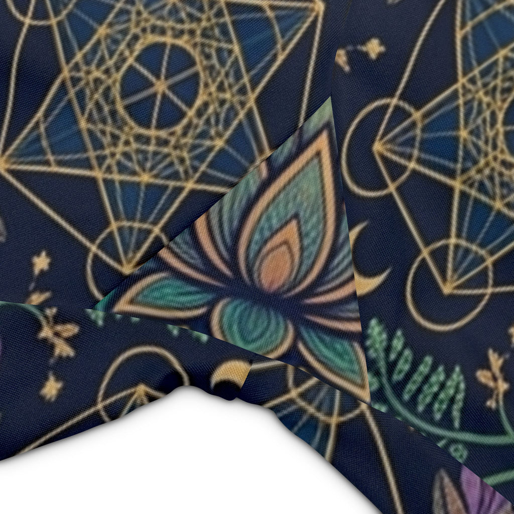 Floral Sacred Geometry Shorts | Women's Workout Shorts