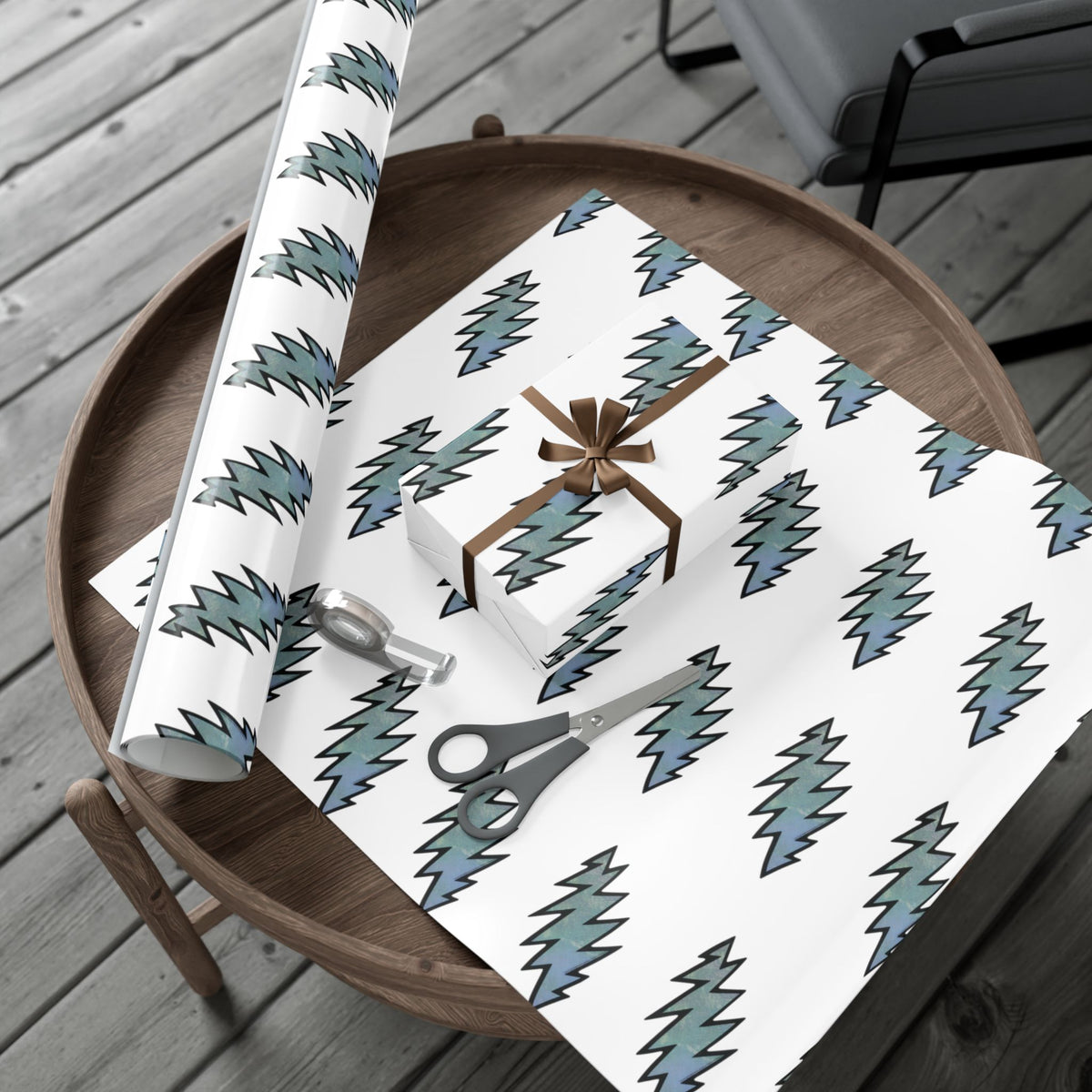 Deadhead Gift Wrap Paper | Holiday Wrapping Paper Roll