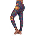 Psychedelic Mandala Pattern Leggings High Waist Yoga Leggings