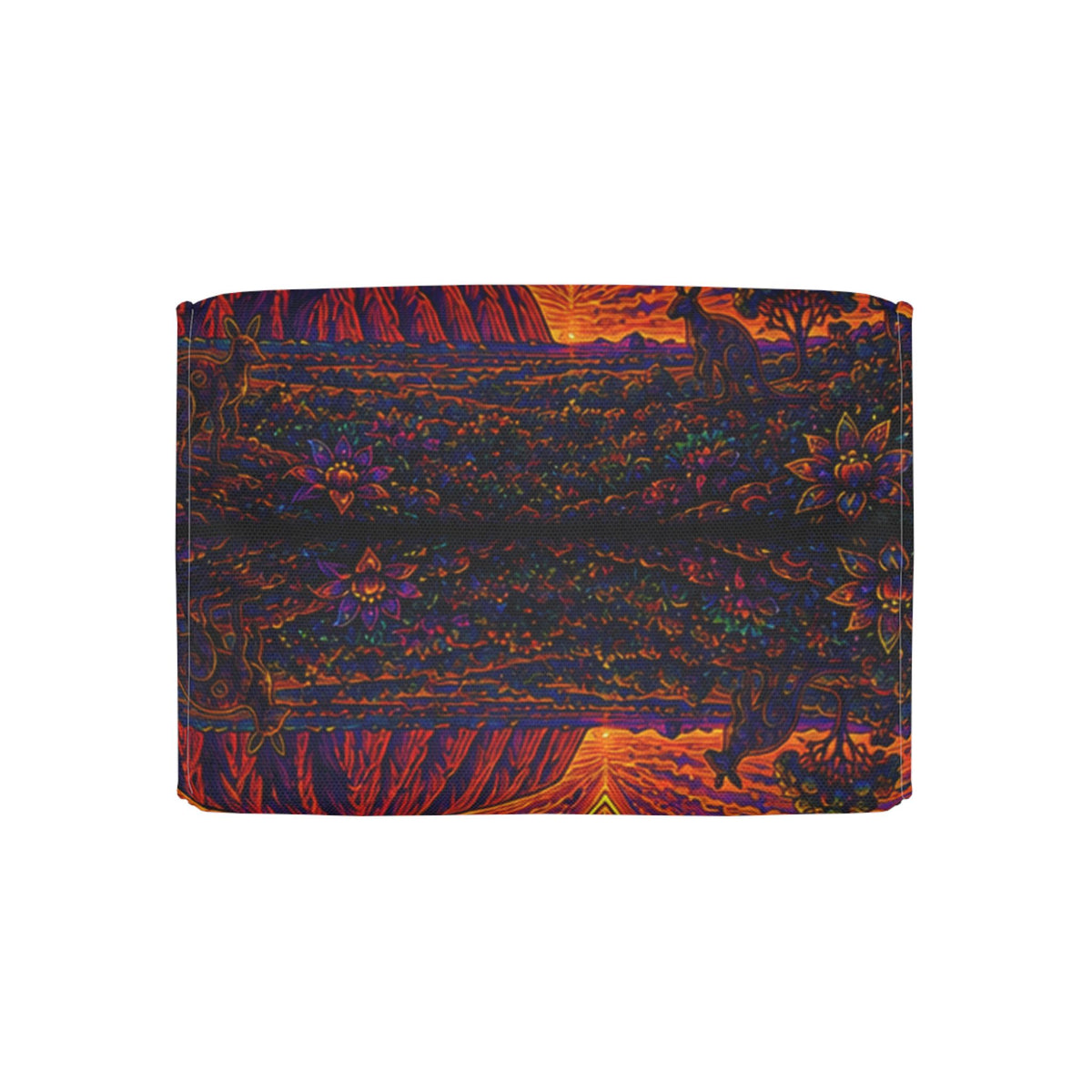 Grateful Dead Cat Silhouette Lunch Bag | Psychedelic Skull Rainbow, gift for a deadhead