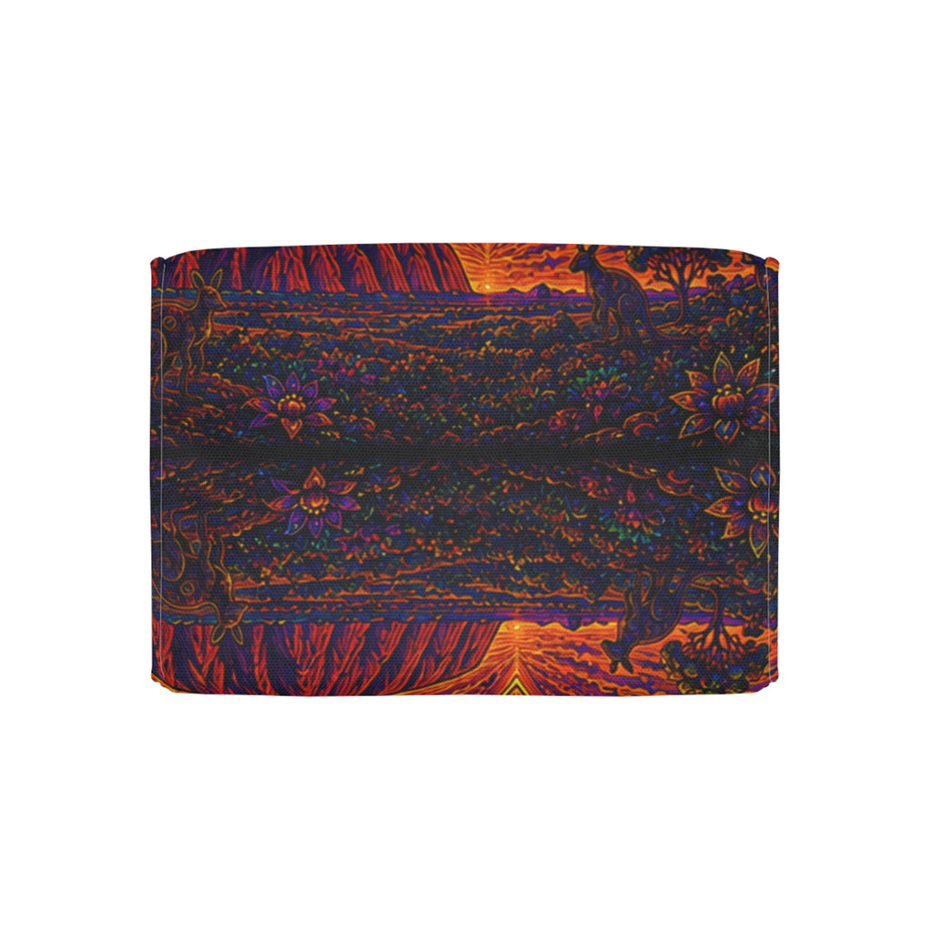 Grateful Dead Cat Silhouette Lunch Bag | Psychedelic Skull Rainbow, gift for a deadhead